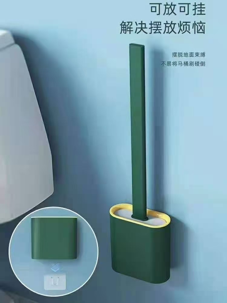 马桶刷架、杯实物图
