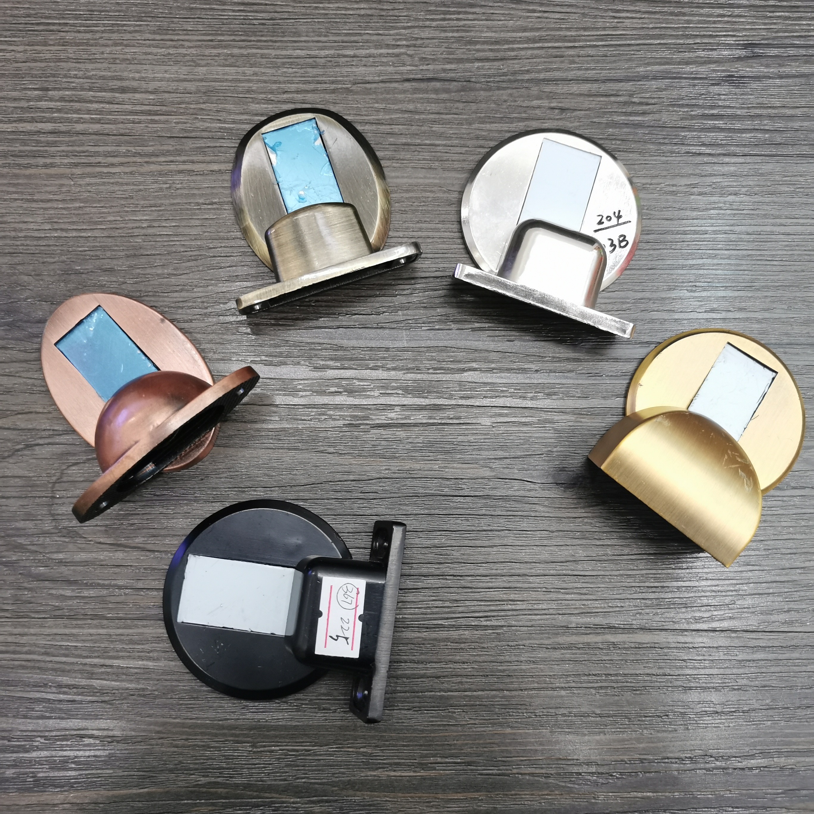 Door Suction Door Stopper Non-Punching Strong Magnetic Anti-Collision Bathroom Household Door Contact Invisible Door Stopper details Picture