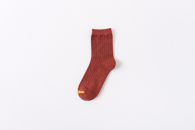 Best-selling couple socks, mid-range all-cotton men's and women's socks detail image 12