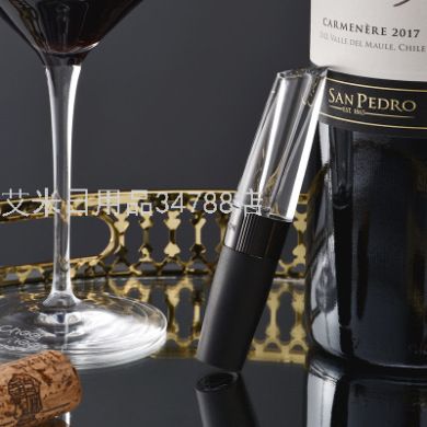 KLT-WP-014 Restaurant drip proof champagne and red wine transparent silicone plastic quick decant mouth pour