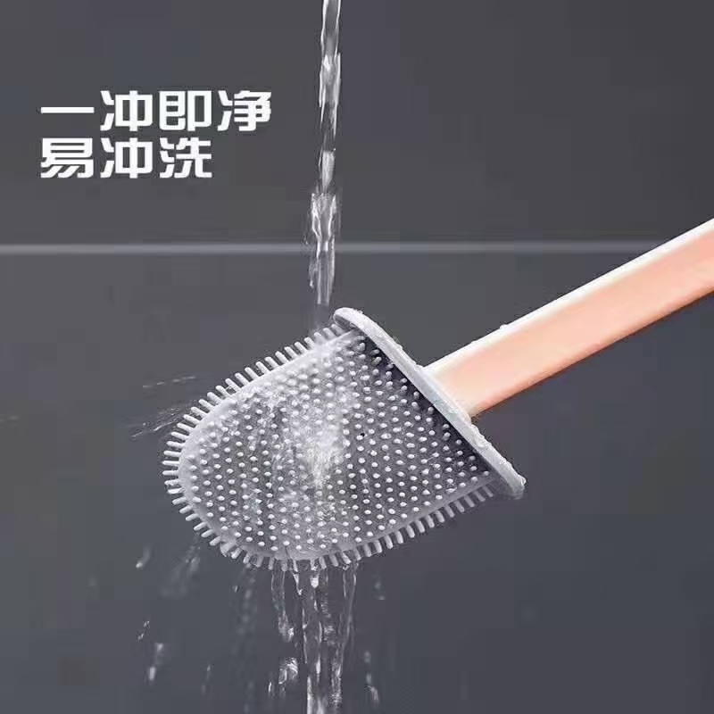 硅胶马桶刷夹缝马桶刷壁挂无死角马桶刷卫生间清洁马桶刷免打孔马桶刷详情图7
