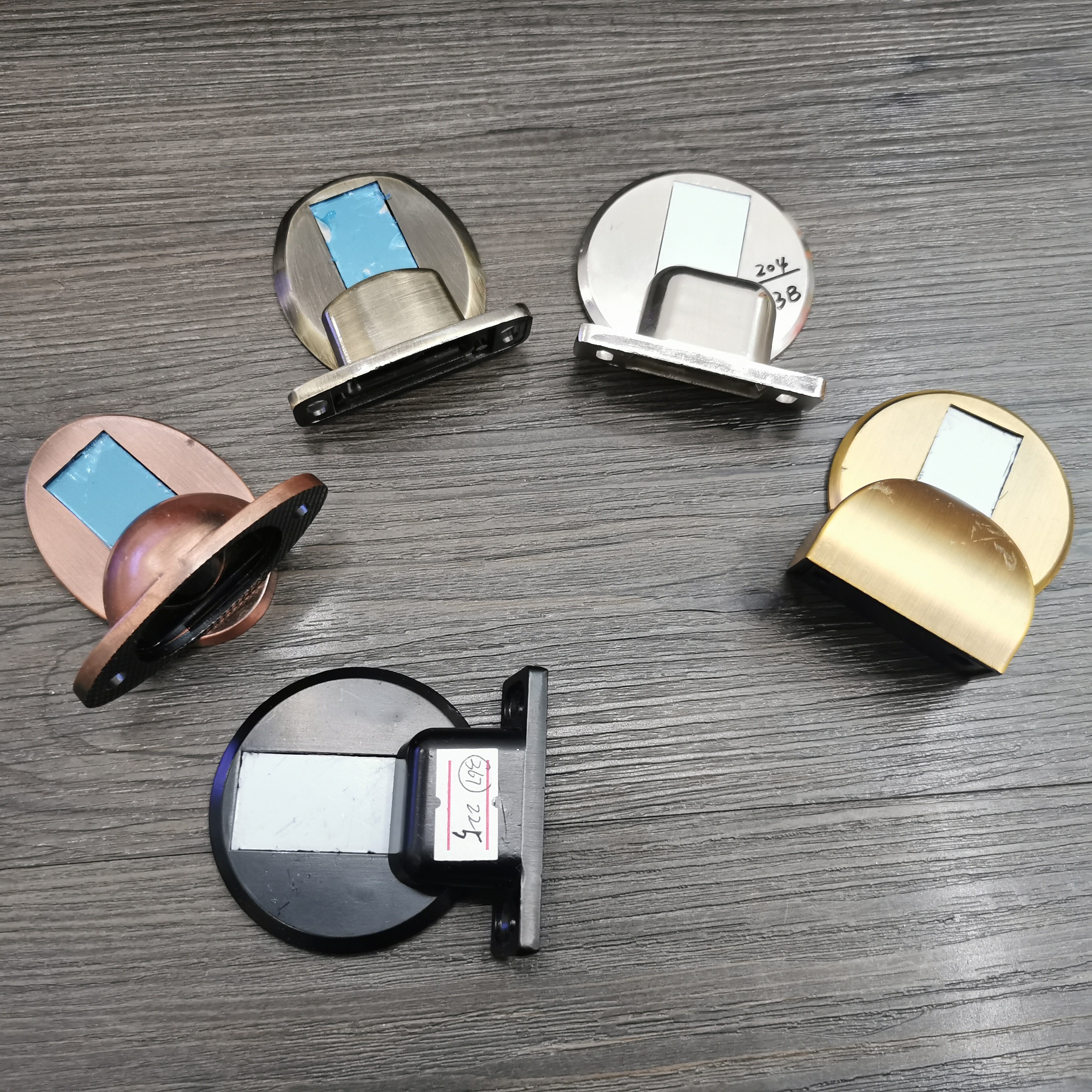 Door Suction Door Stopper Non-Punching Strong Magnetic Anti-Collision Bathroom Household Door Contact Invisible Door Stopper full figure