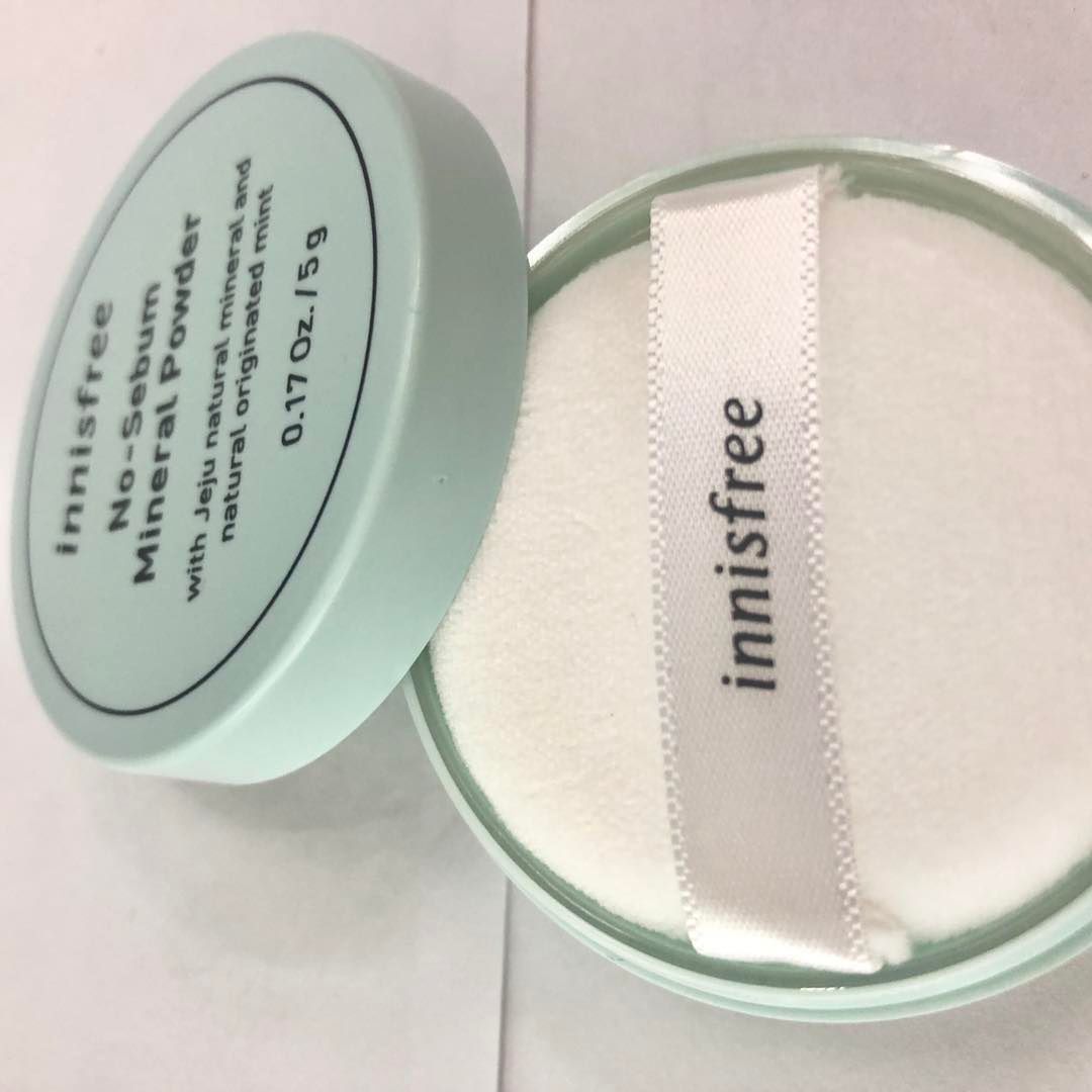 韩国innisfree/悦诗风吟控油矿物质薄荷定妆散粉遮瑕5g产品图