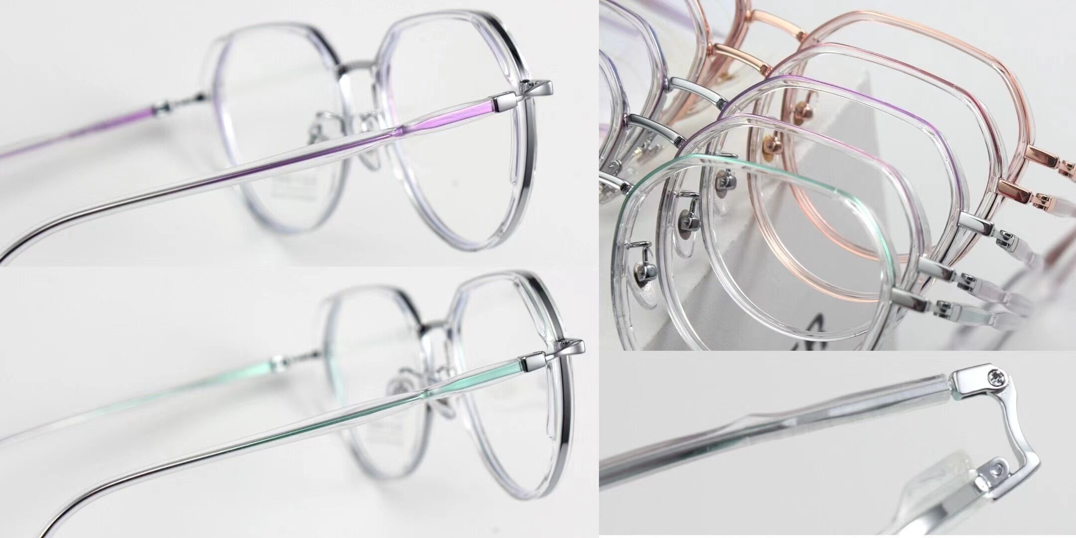 Anti-blue light glasses, women's retro glasses, plain glasses, goggles, boxes, spectacle frames and spectacle frames in stock detail image 9
