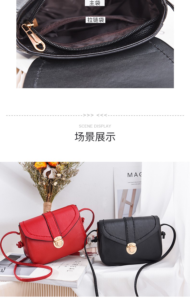 Wholesale of trendy and fashionable single-shoulder bags, new women's handbags, modern new street stall bags for women, and student bags for girls detail image 13