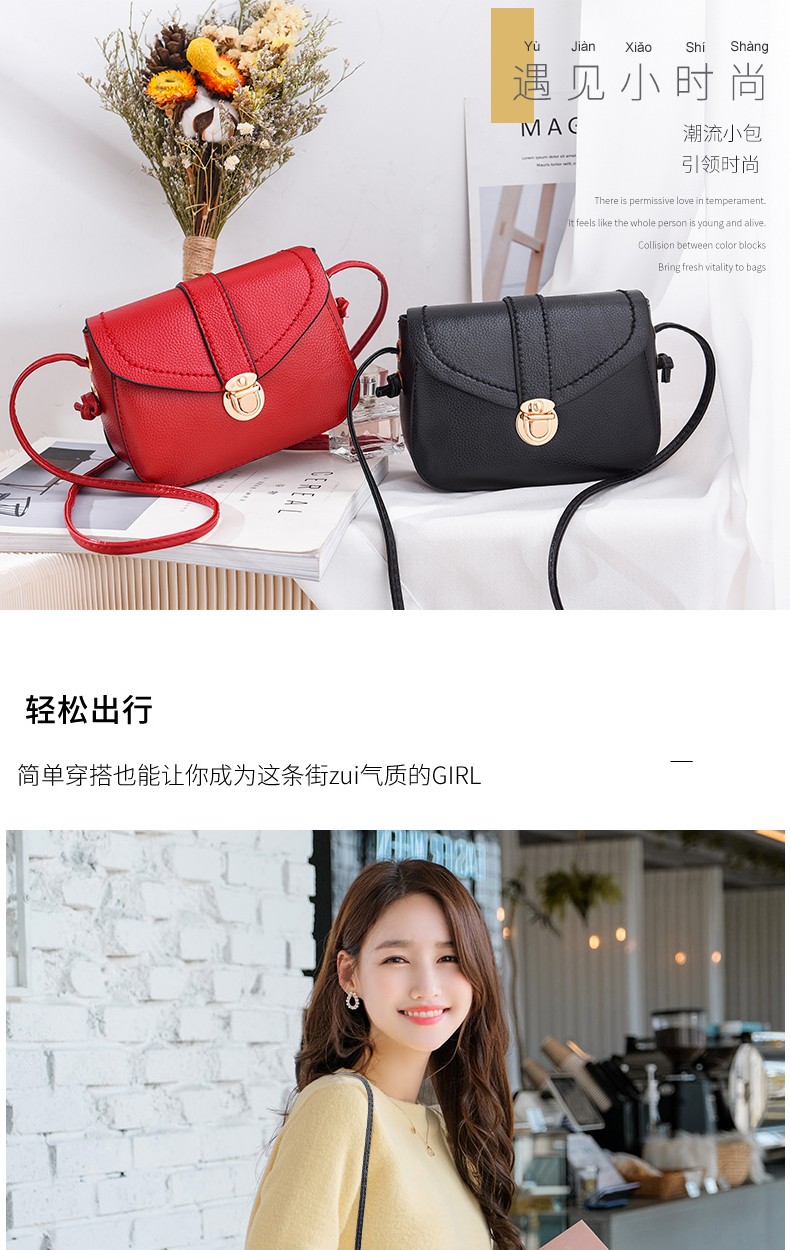 Wholesale of trendy and fashionable single-shoulder bags, new women's handbags, modern new street stall bags for women, and student bags for girls detail image 9