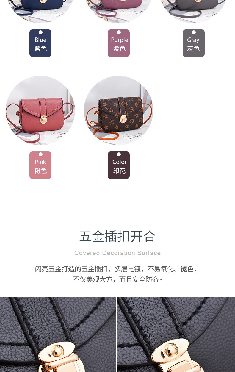 Wholesale of trendy and fashionable single-shoulder bags, new women's handbags, modern new street stall bags for women, and student bags for girls detail image 5