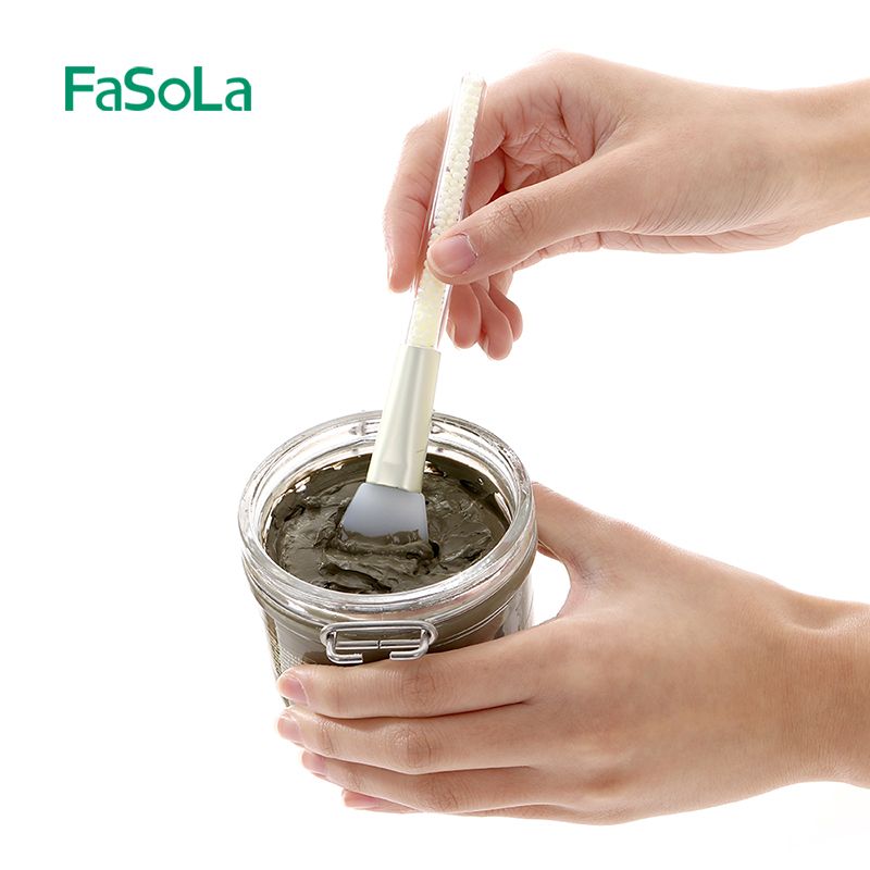 Beauty mask brush, silicone mask brush set, facial cleansing, facial mask application, special brush application tool Specification image