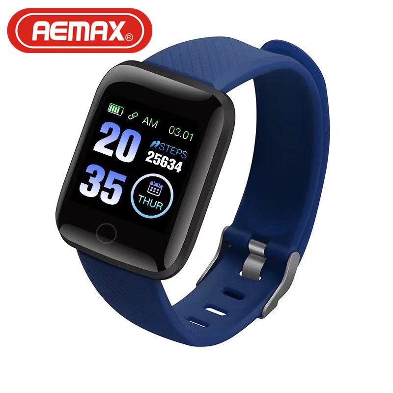 116plus彩屏智能手环防水 男女运动电子手环血压心率监测信息提醒