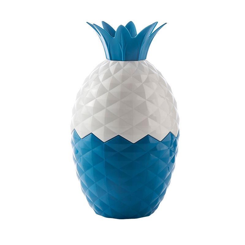 Creative pineapple fruit platter for home living room, fruit storage basket with compartments and contrasting colors, dried fruit and nut platter, snack platter Item Picture