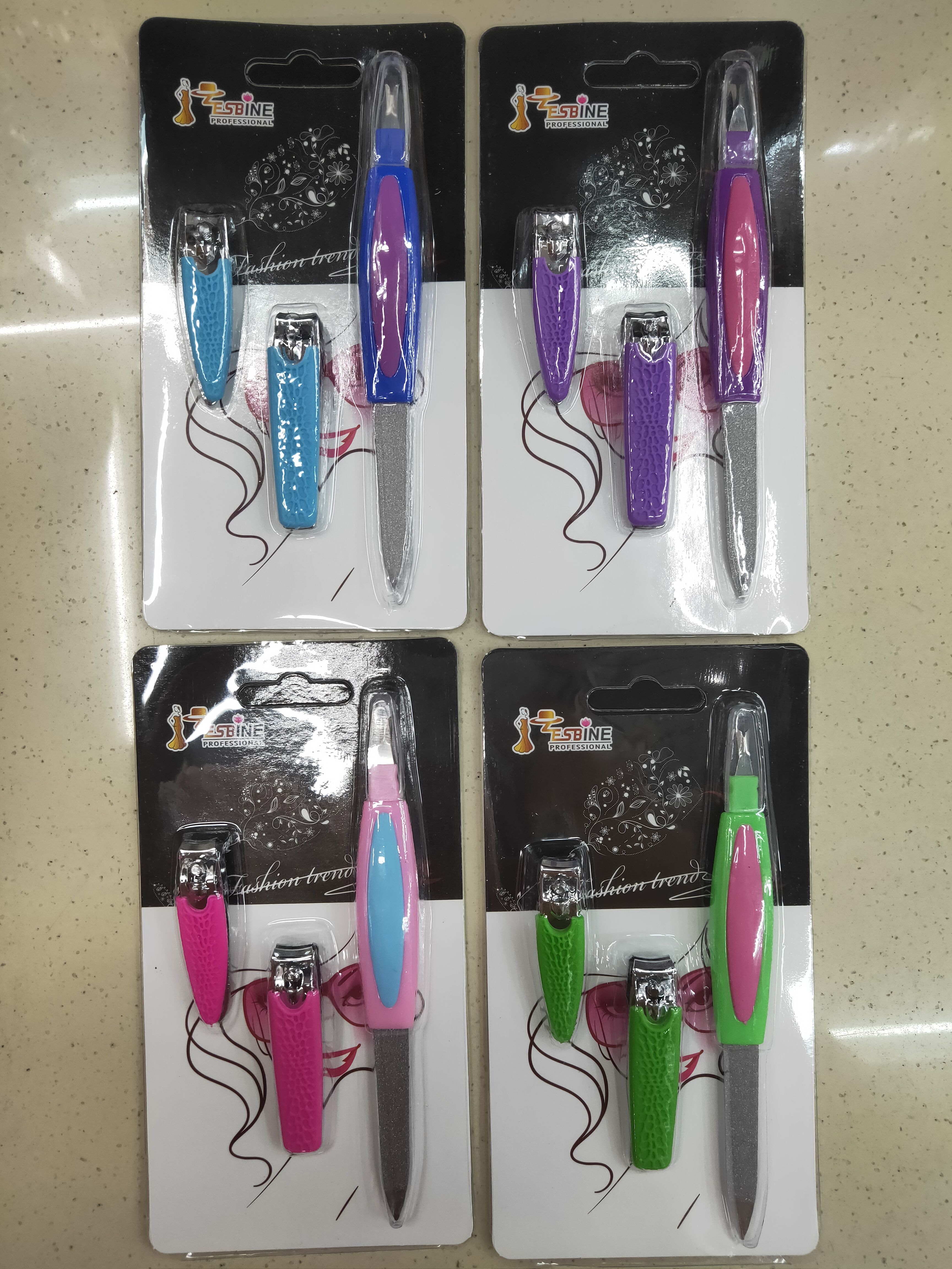 26414 Sendre Makeup Tool J-3X# Nail Tool Set Nail clippers Double nail file thumbnail