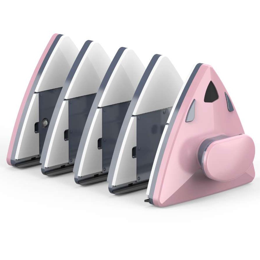 Hollow glass triangular window cleaner, magnetic double-sided glass cleaner, double-layer glass cleaner, glass cleaning tool 8-35mm detail image 2