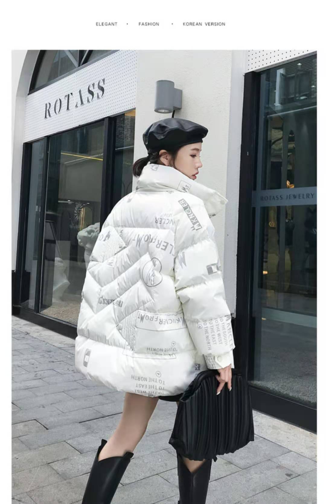 中长款羽绒服清新休闲白搭时尚清新休闲白搭时尚