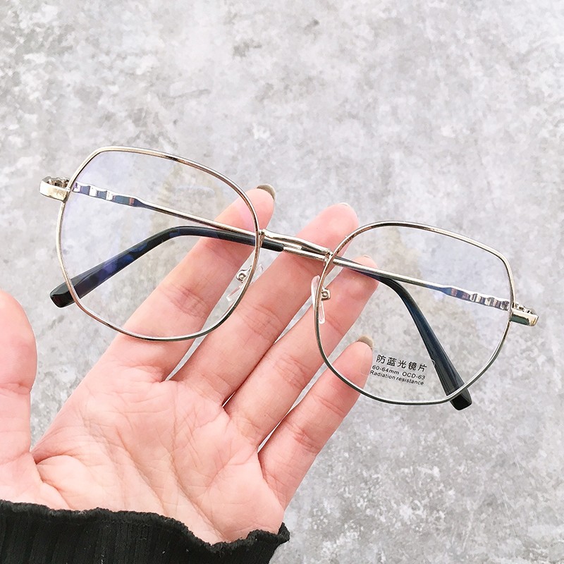 新款复古抗防蓝光眼镜电脑镜金属镜框护目镜男女近视镜架配镜详情图7