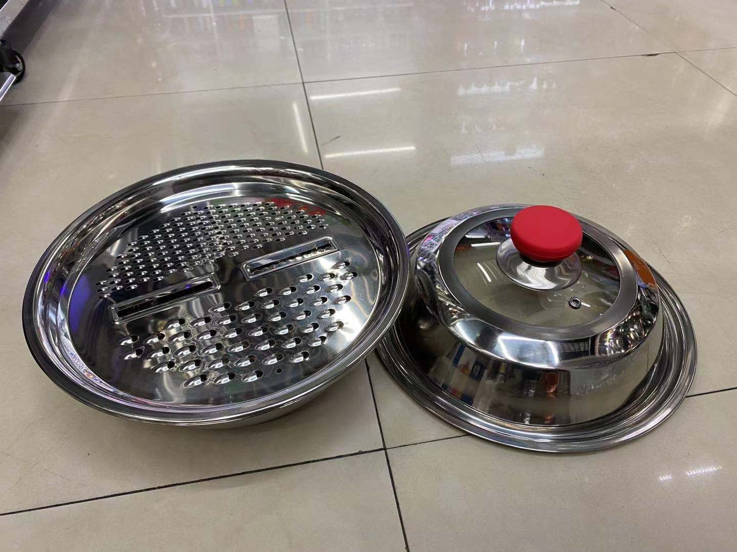 Stainless Steel Grater Three-Piece Household Utensil Kitchen Cutting Multi-Functional Grater Potatoes undefined