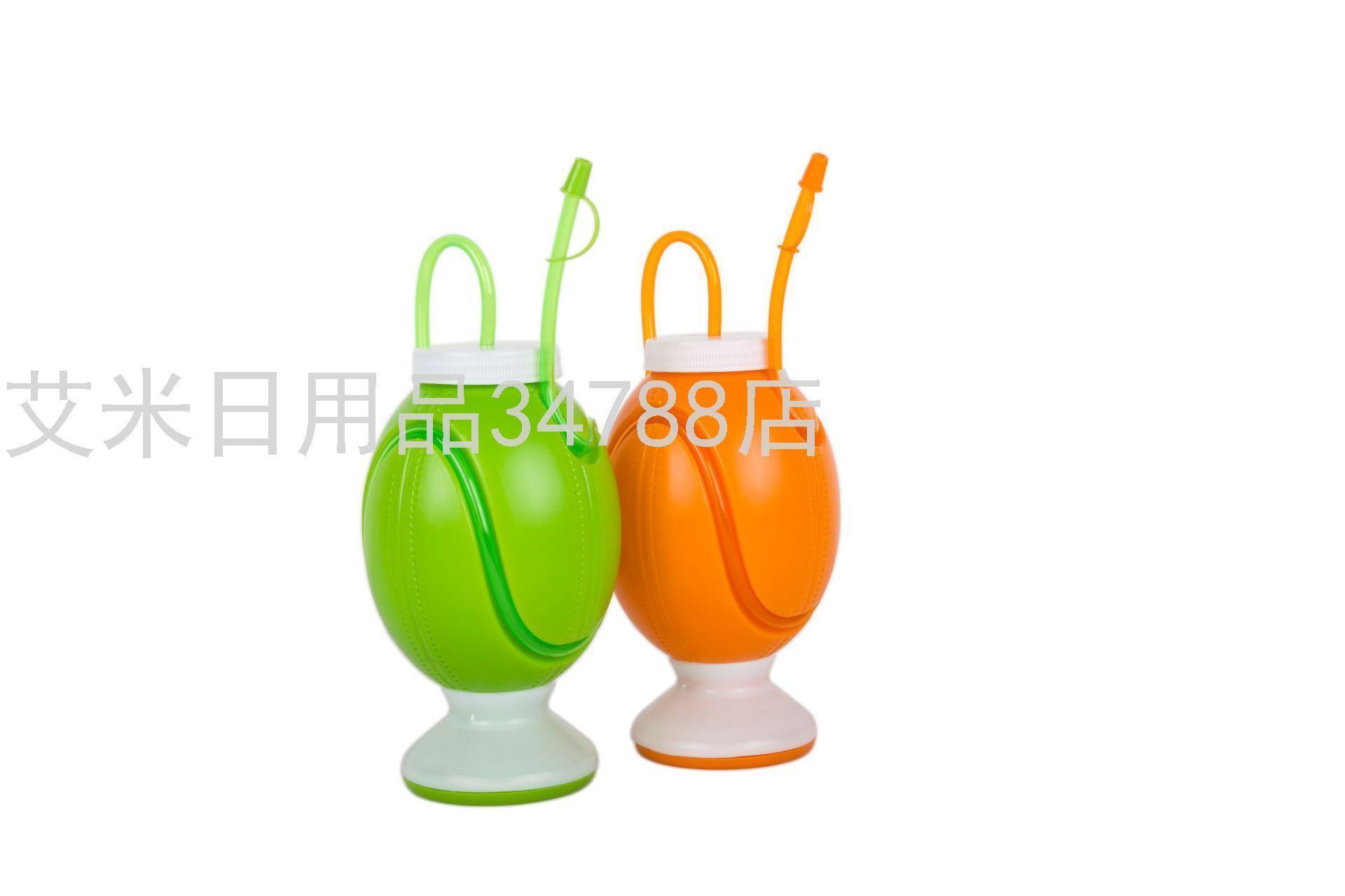 CY-PE303 Plastic rugby Sippy Cup Creative Sippy cup Art wrapped tube sippy cup Drink cup