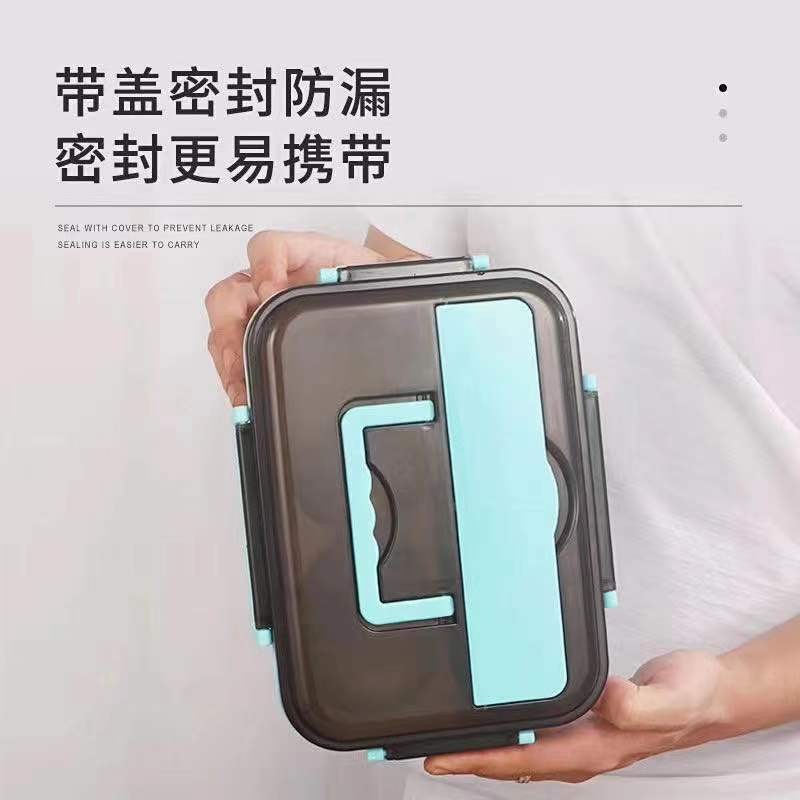 Four-Sided Environmental Protection Insulation Multi-Compartment Portable Lunch Box Application Scenario