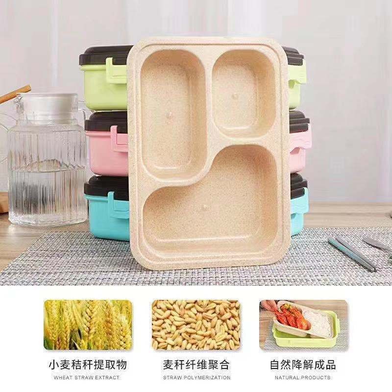 Four-Sided Environmental Protection Insulation Multi-Compartment Portable Lunch Box details Picture