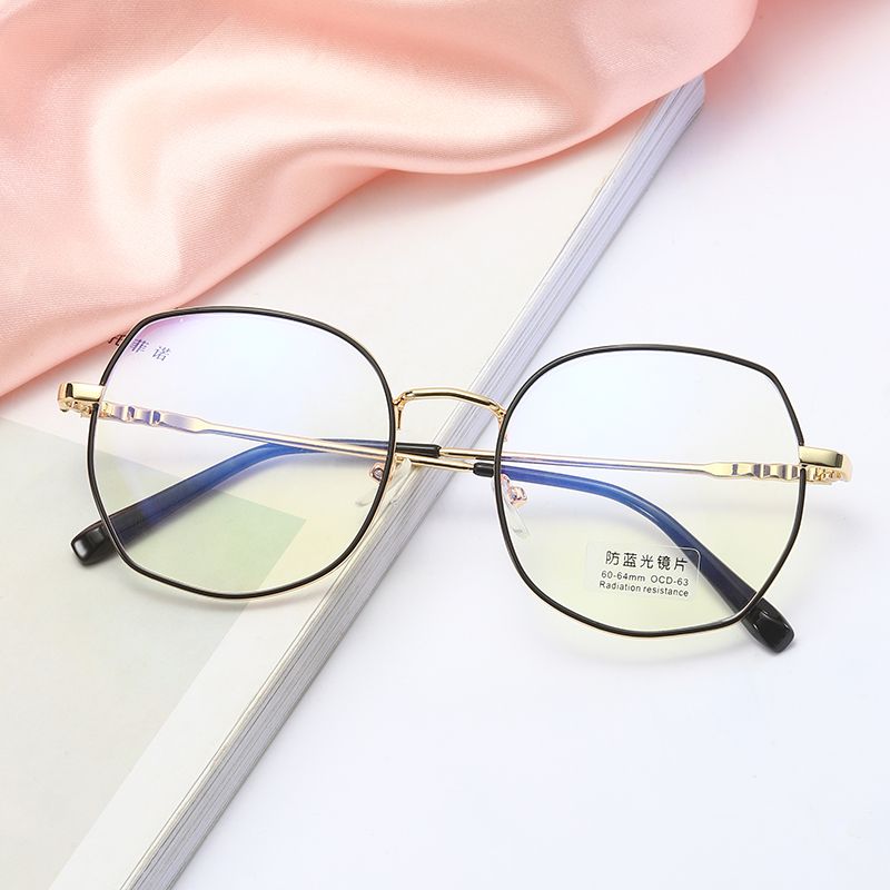 新款复古抗防蓝光眼镜电脑镜金属镜框护目镜男女近视镜架配镜详情图4