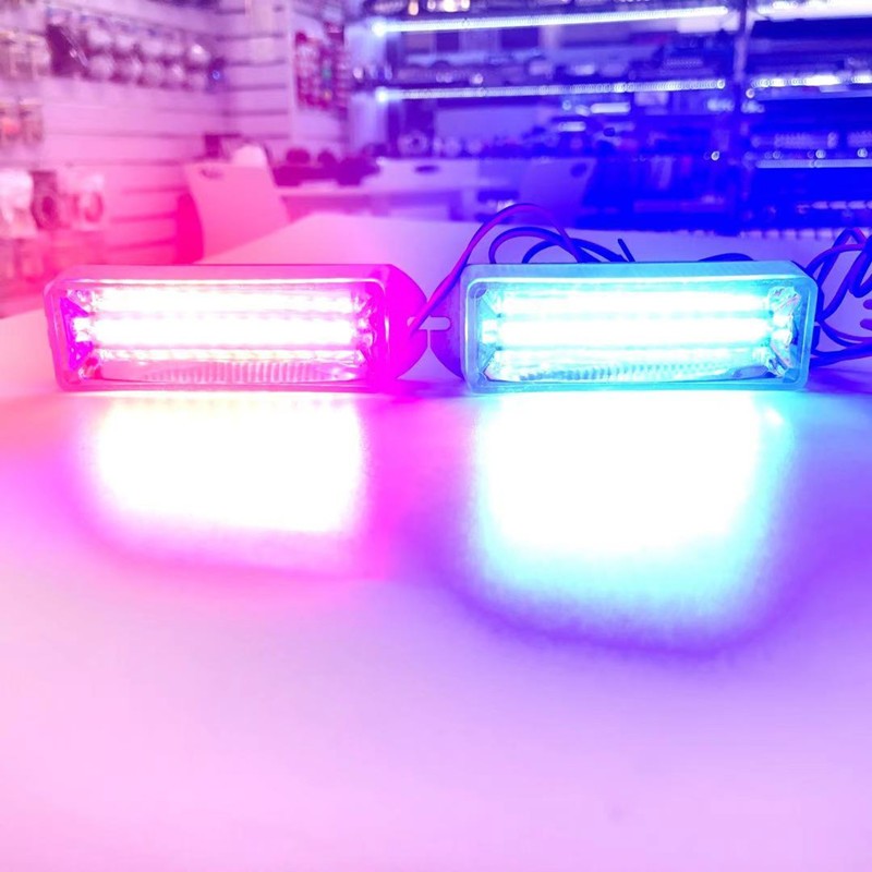 Motorcycle flashing taillights, 12V grille flashing lights, LED modification, brake lights, warning lights, red and blue flashing factory details Picture