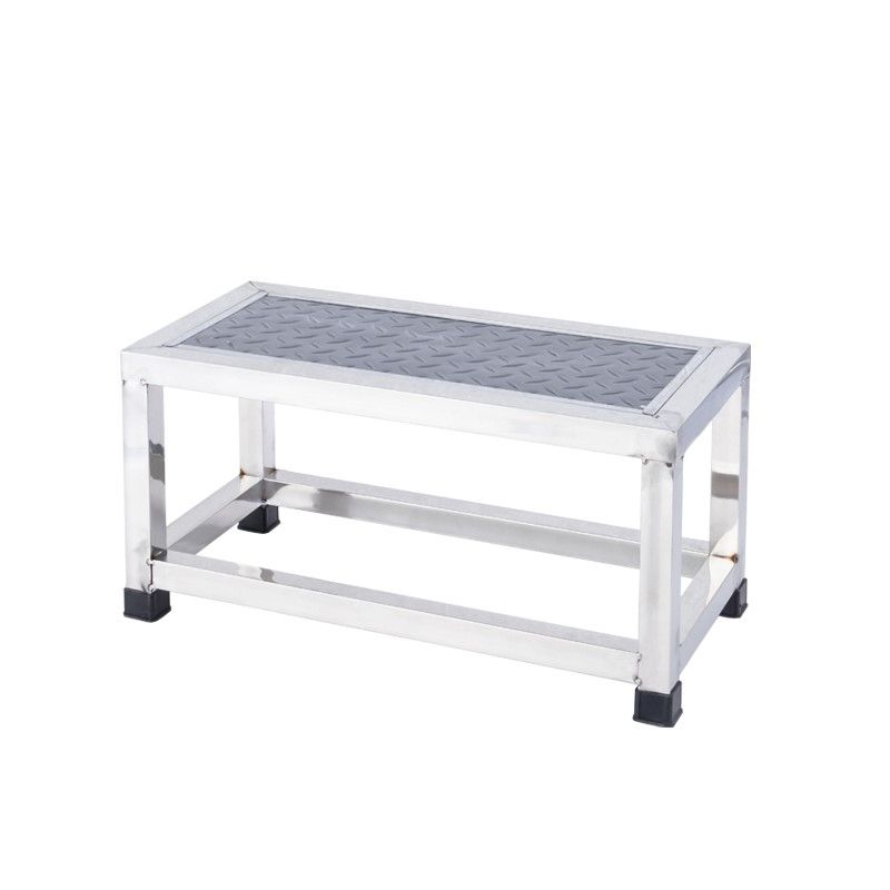 Stainless steel foot stool indoor factory multi-purpose stair step stair step ladder custom workshop ladder