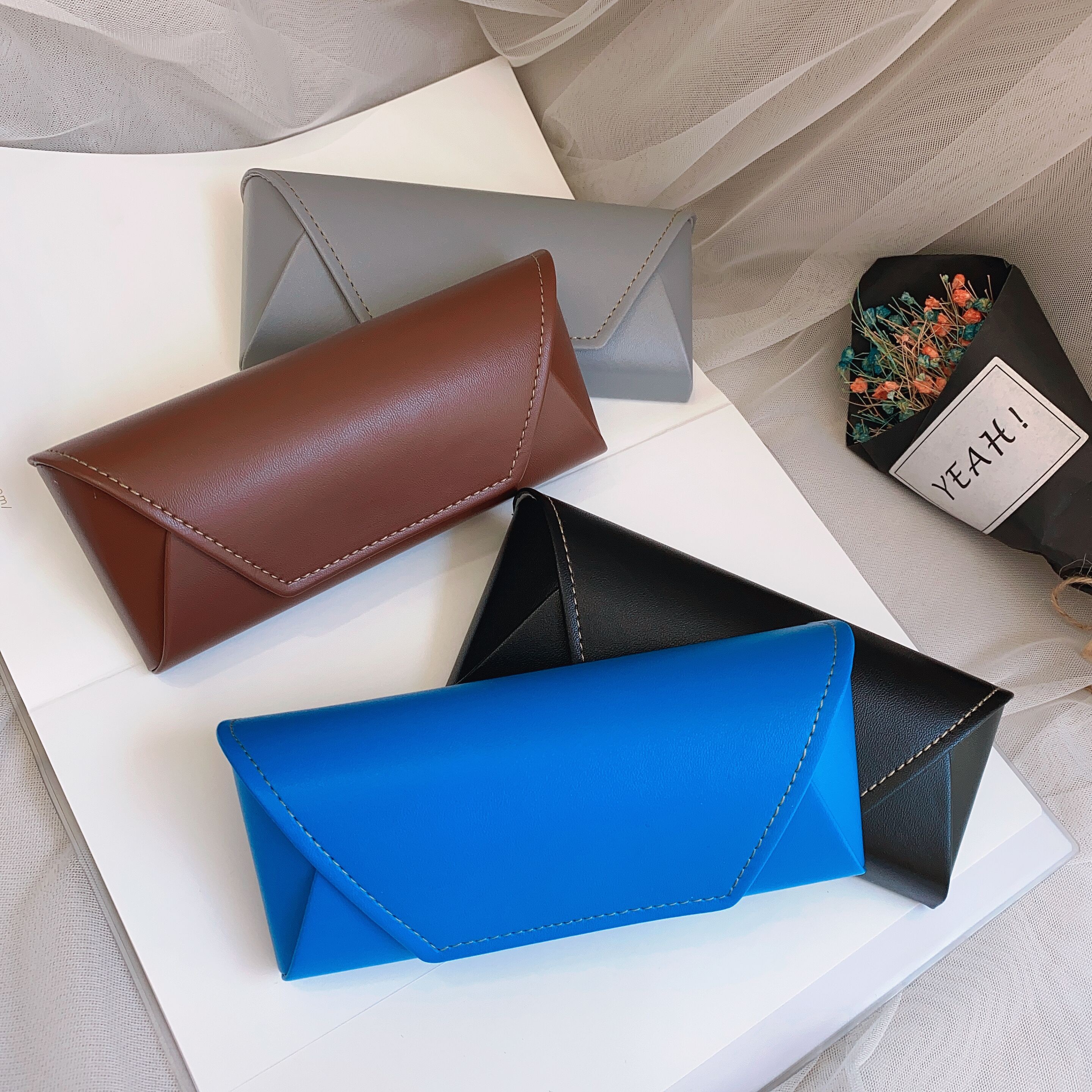 眼镜盒批发 高档时尚大气近视手工眼镜盒 纯手工太阳镜盒详情图10