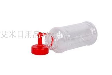 CY-PET A-8塑料透明挤酱瓶果酱瓶番茄酱瓶白底实物图