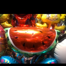 西瓜70公分铝膜气球文化铝膜气球