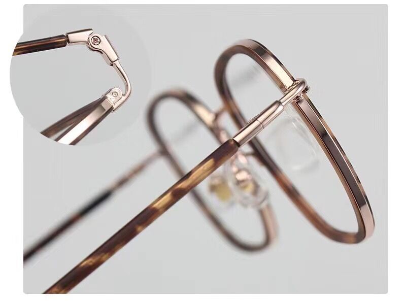 复古眼镜框 防蓝光眼镜TR90平光镜女士眼镜架近视眼镜配镜护目镜白底实物图