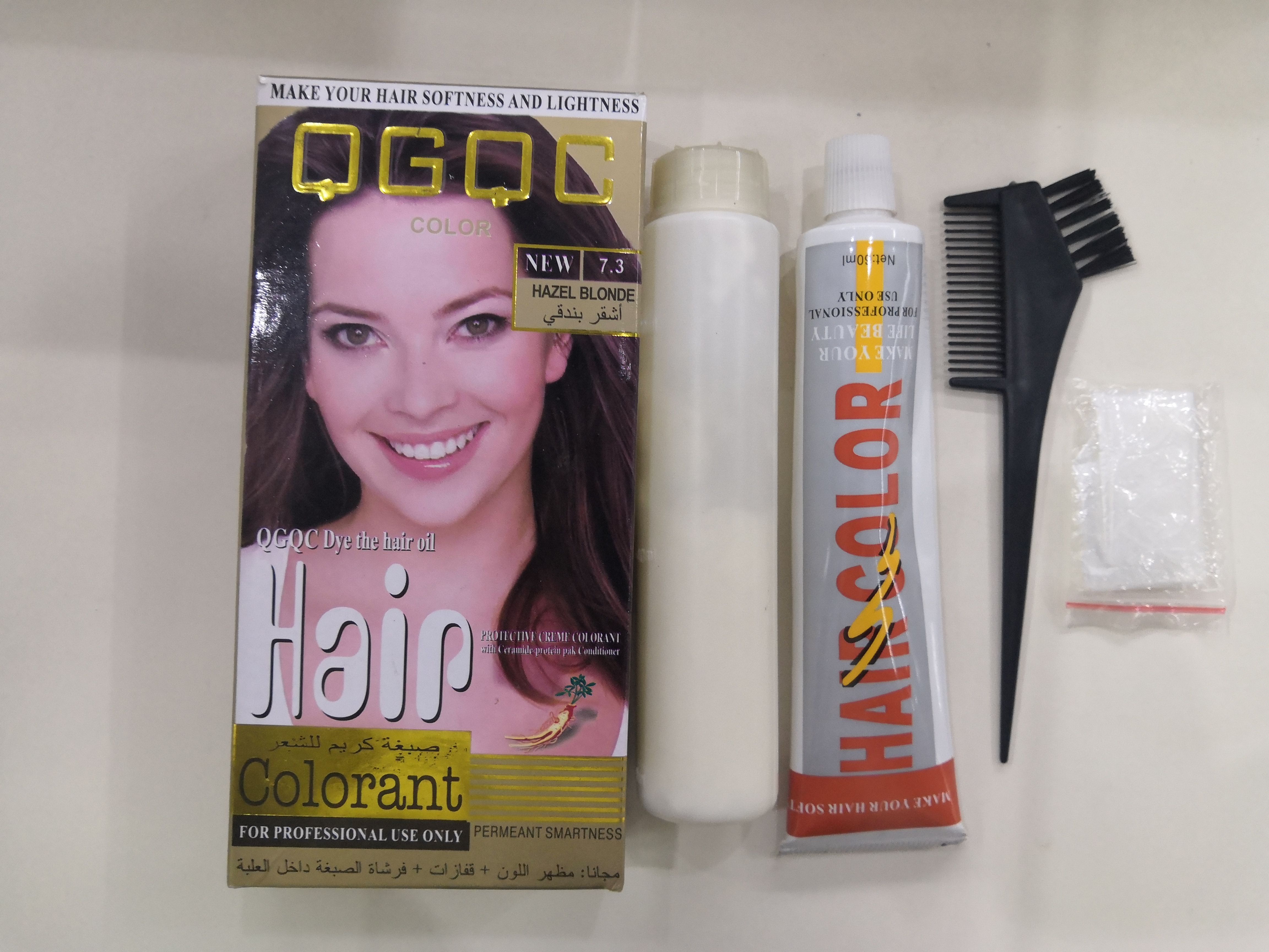 60Ml*2 Hair Color Cream Qgqc (Hazel Blonde) 7.3 Specification drawing