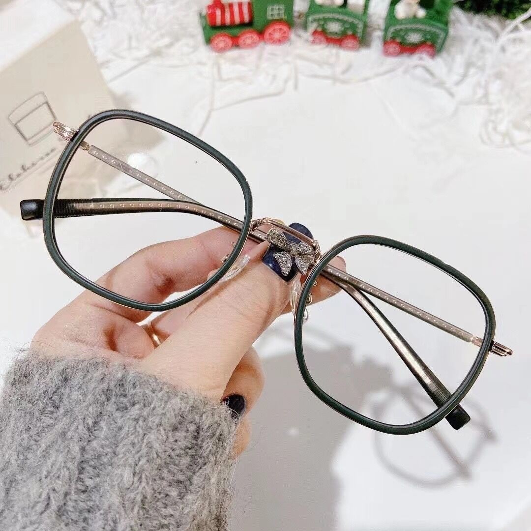 复古眼镜框 防蓝光眼镜TR90平光镜女士眼镜架近视眼镜配镜护目镜详情图3