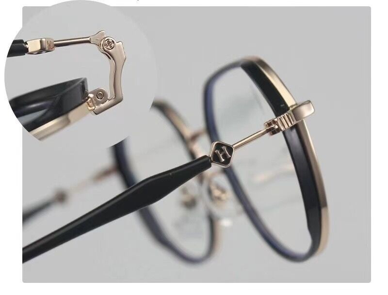 框架眼镜金属不规则男女通用框架眼镜平光镜可配近视详情图8