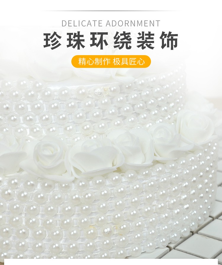 Wholesale wedding ring pillows, wedding supplies, couple rose and pearl ring boxes, bride's ring storage props detail image 11