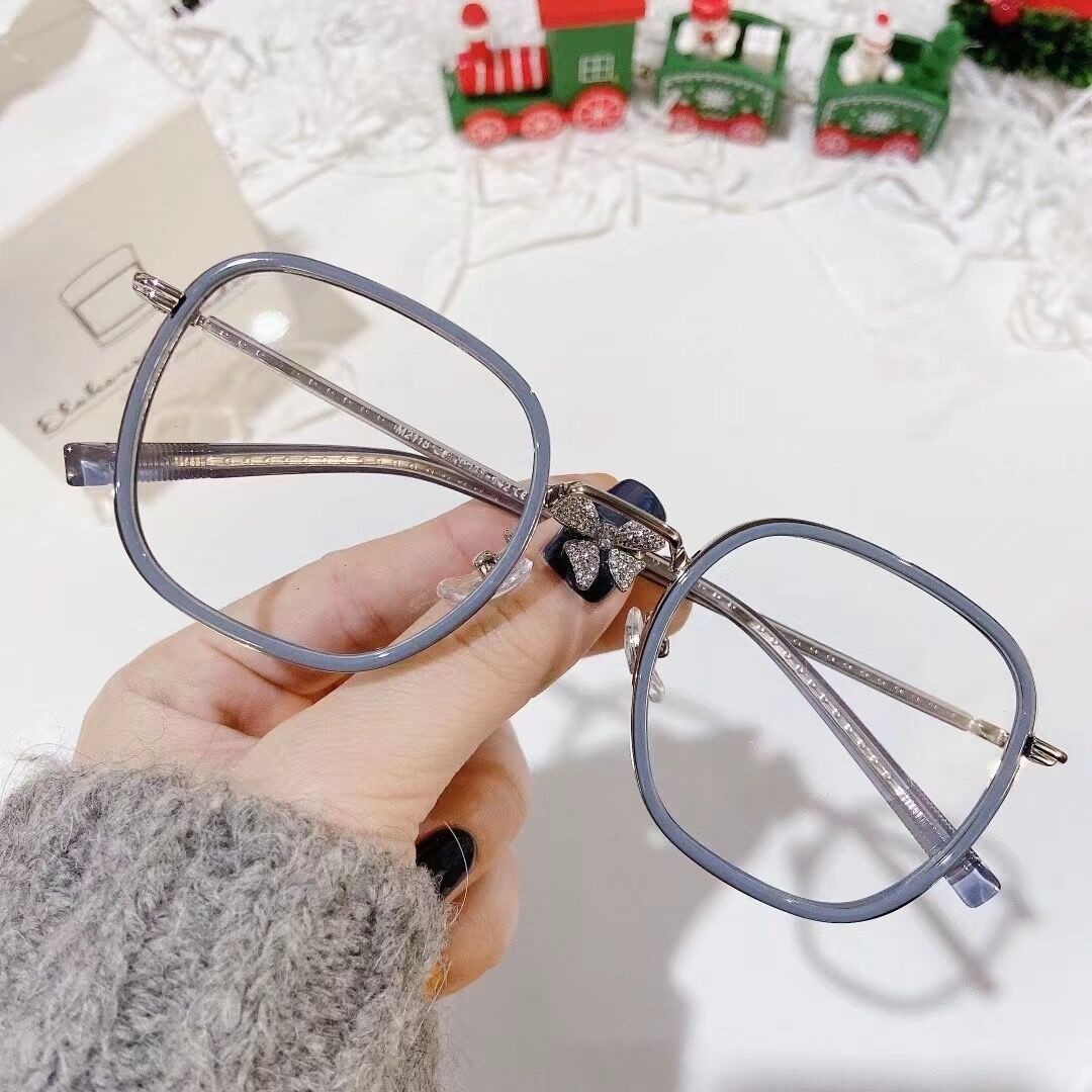 复古眼镜框 防蓝光眼镜TR90平光镜女士眼镜架近视眼镜配镜护目镜详情图6