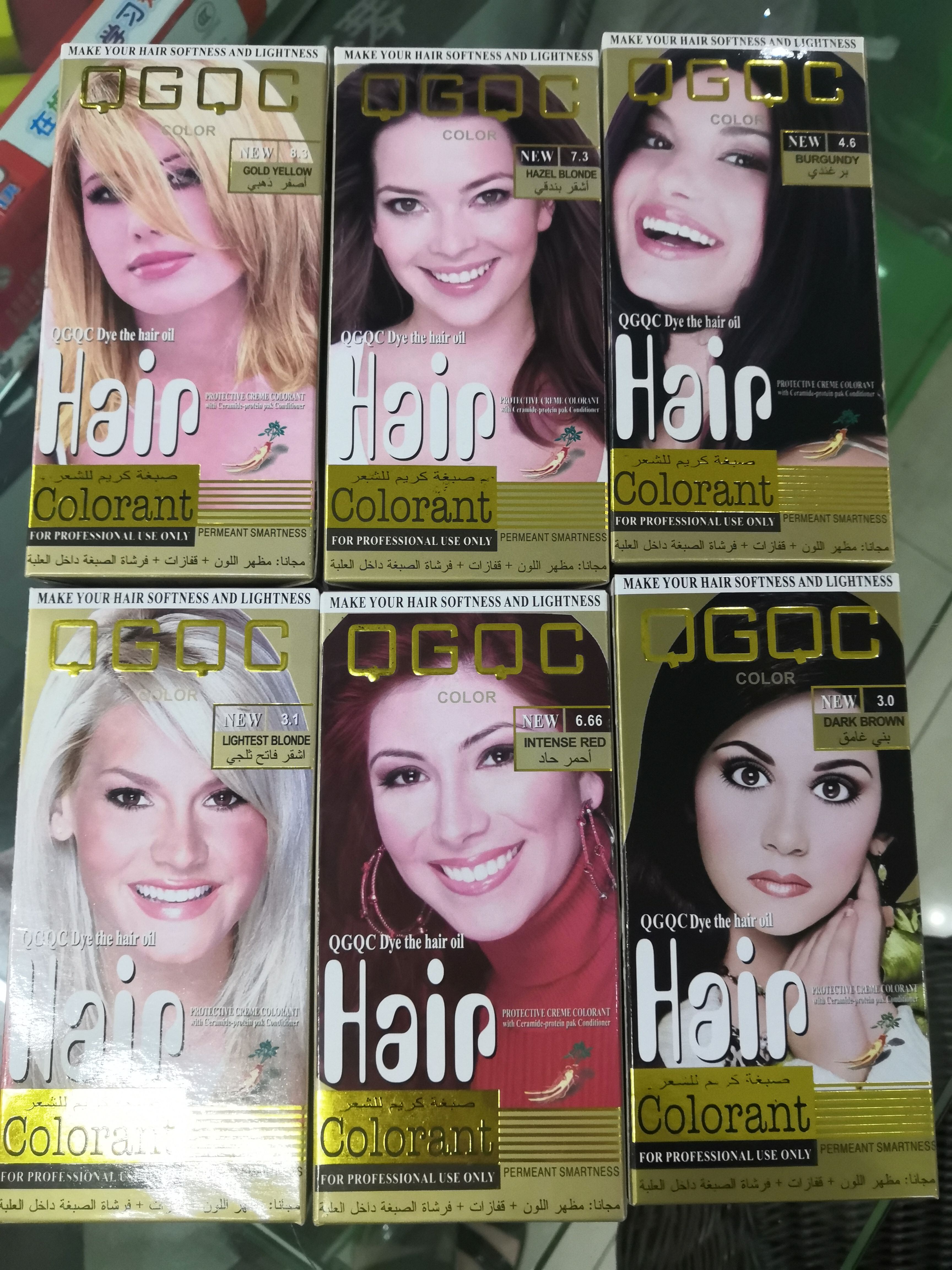 60Ml*2 Qgqc Hair Dye Natural Black 2.0 Application Scenario