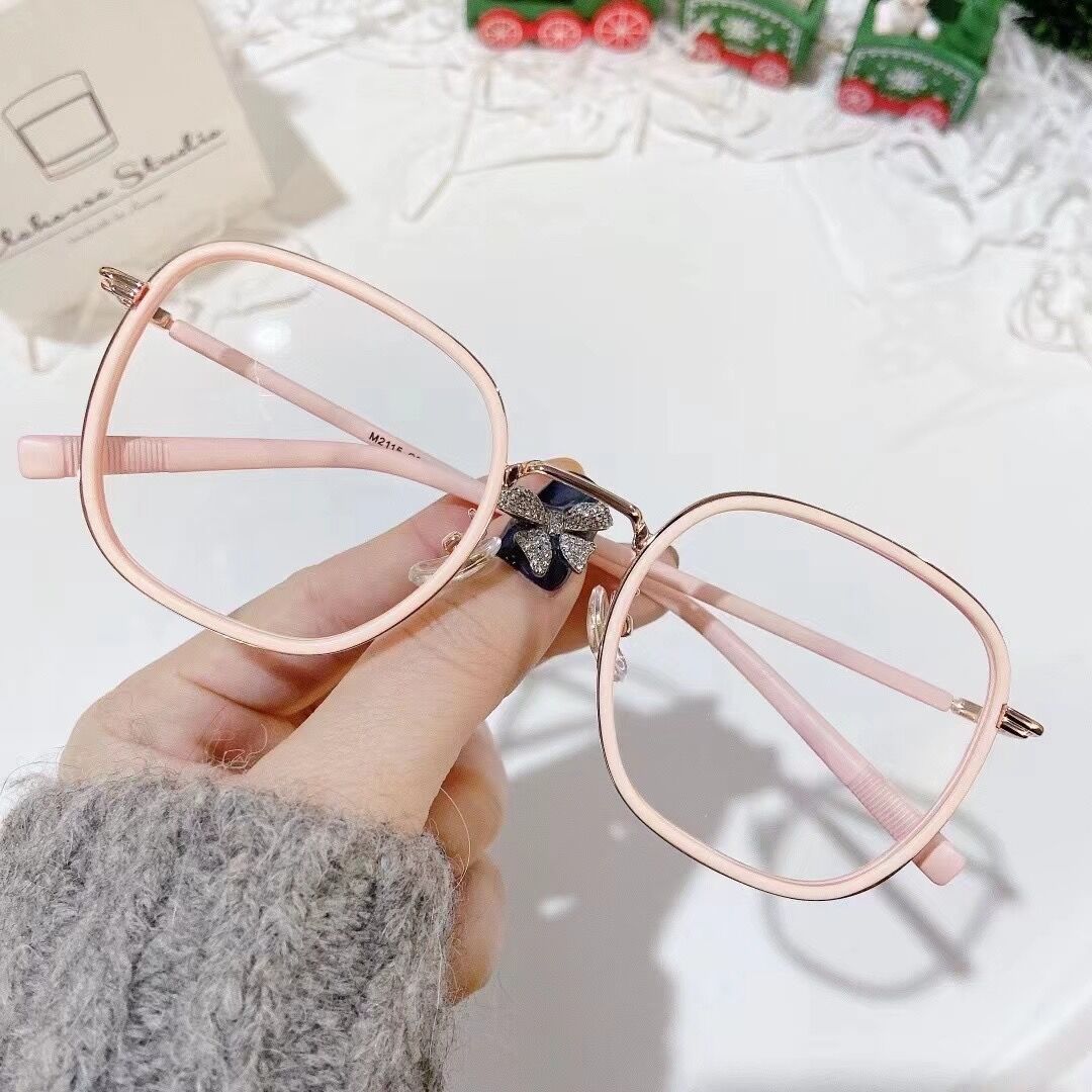 复古眼镜框 防蓝光眼镜TR90平光镜女士眼镜架近视眼镜配镜护目镜