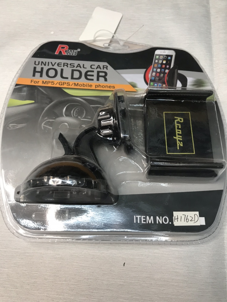 出风口手机支架自动锁车载支架360度旋转吸盘手机架汽车用品批发