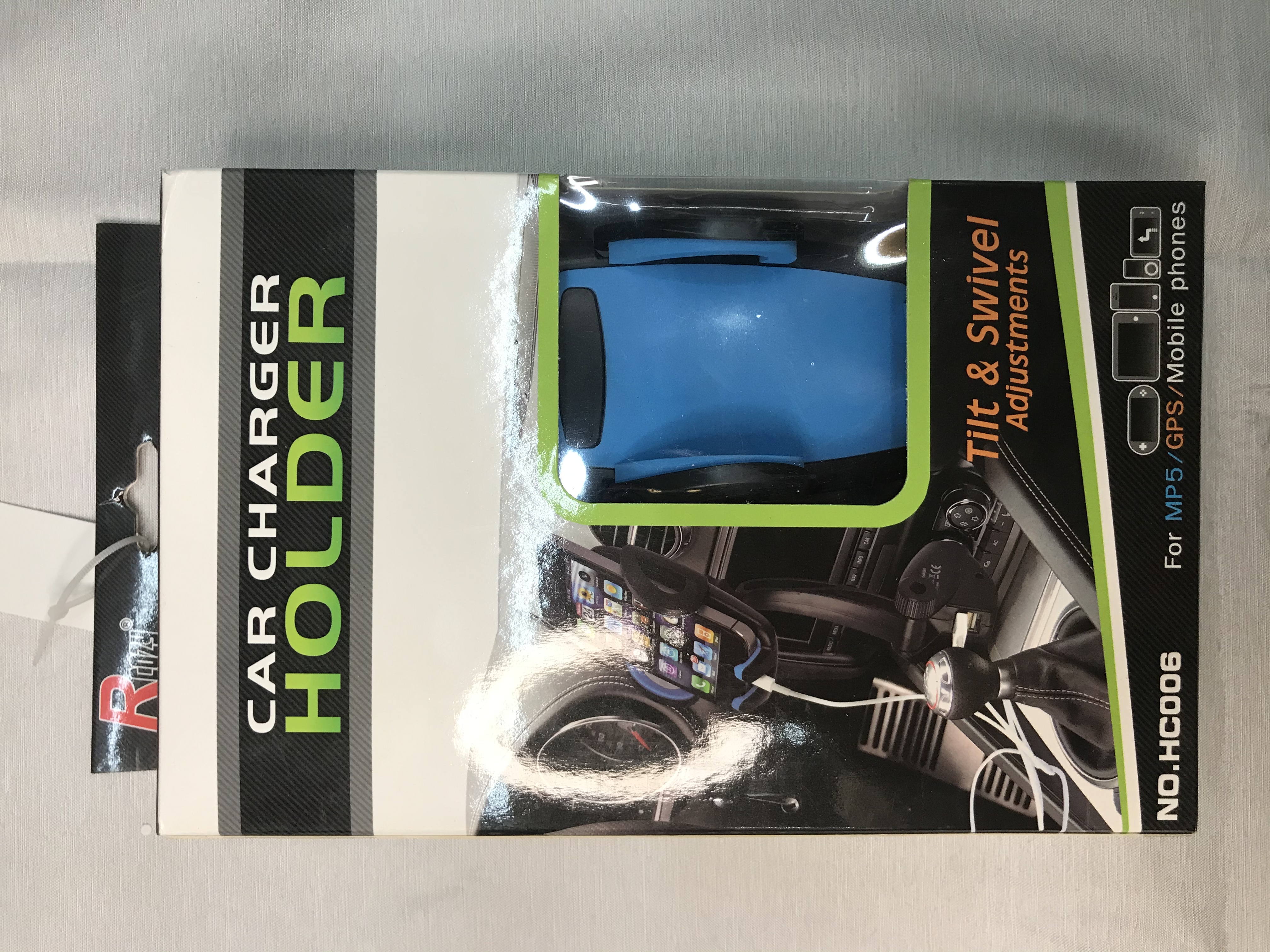 供应手机充电支架汽车点烟器平板通用双USB充电支架车载创意支架详情图1