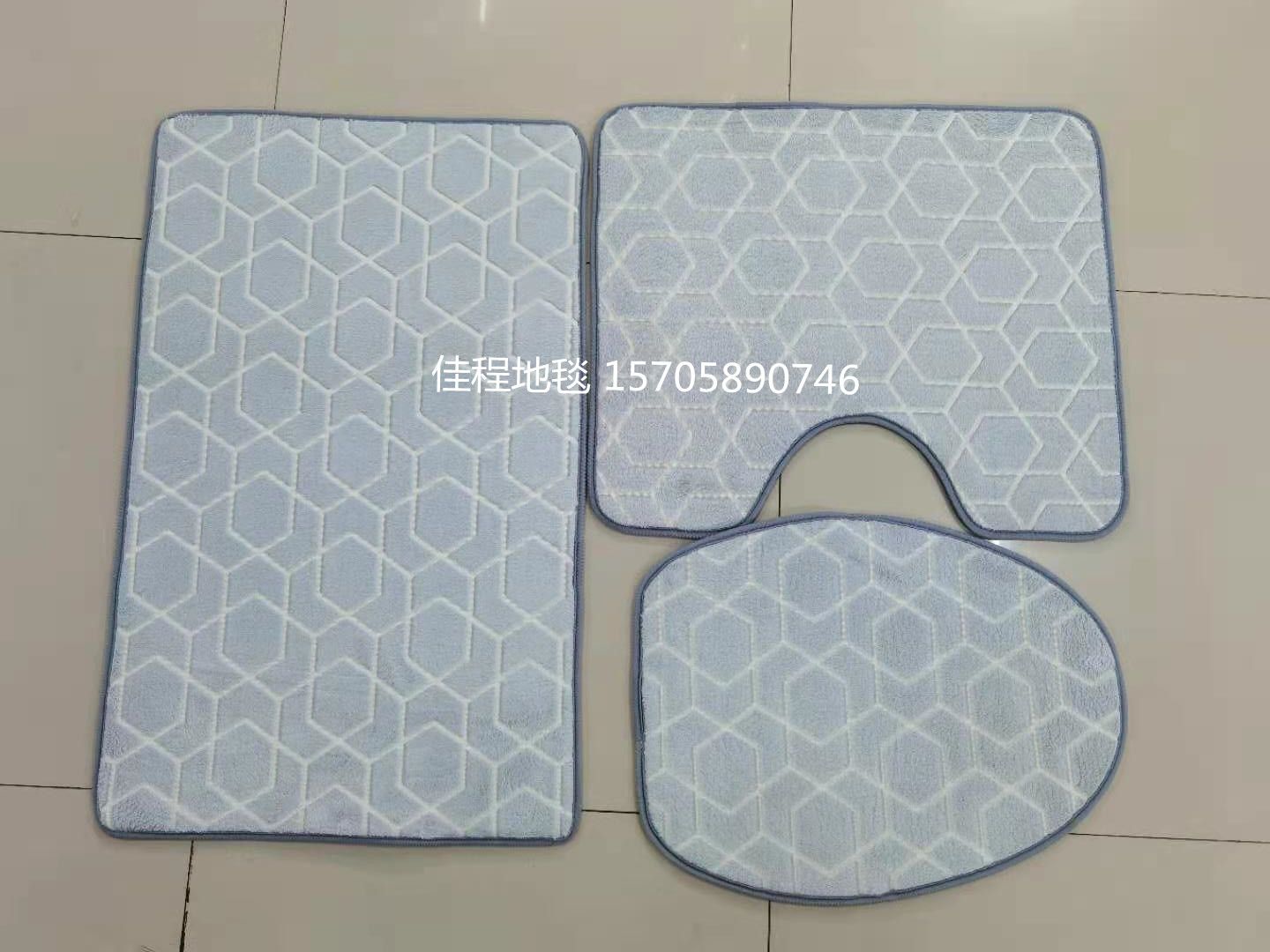 New combination floor mat, night fluorescent toilet combination floor mat, luminous anti-slip mat, new floor mat, shiny floor mat, 50*80cm series full figure