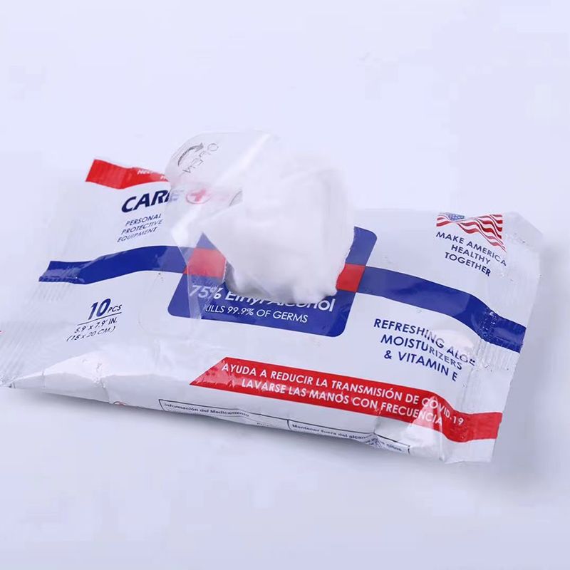 Wholesale of 75% alcohol wet wipes, 80p sterilizing and disinfecting wet wipes, and disposable portable wet wipes details Picture