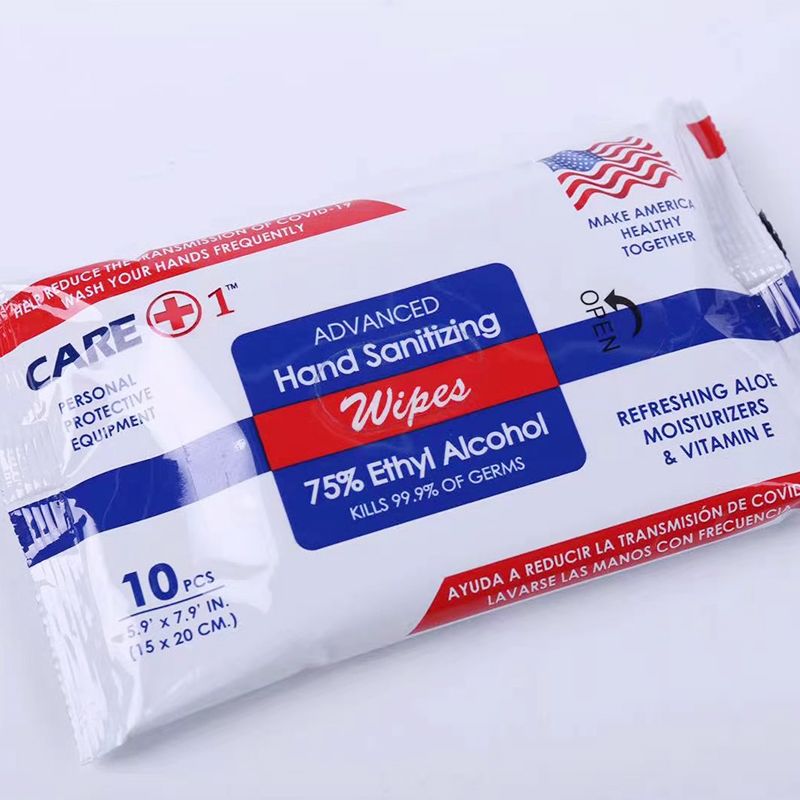 Wholesale of 75% alcohol wet wipes, 80p sterilizing and disinfecting wet wipes, and disposable portable wet wipes Item Picture