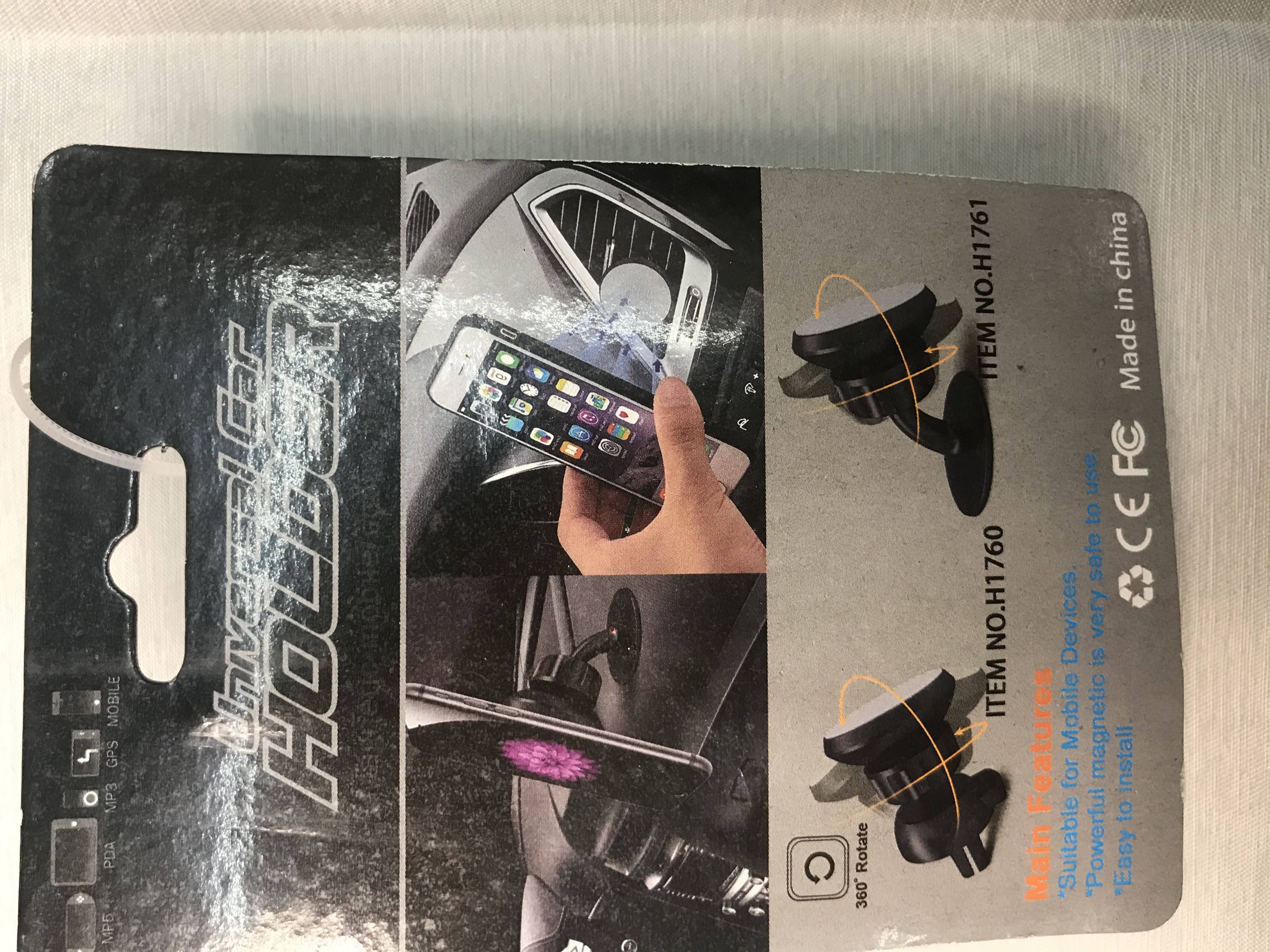 车载手机支架风口 车用手机内饰支架通用支架风口详情图2