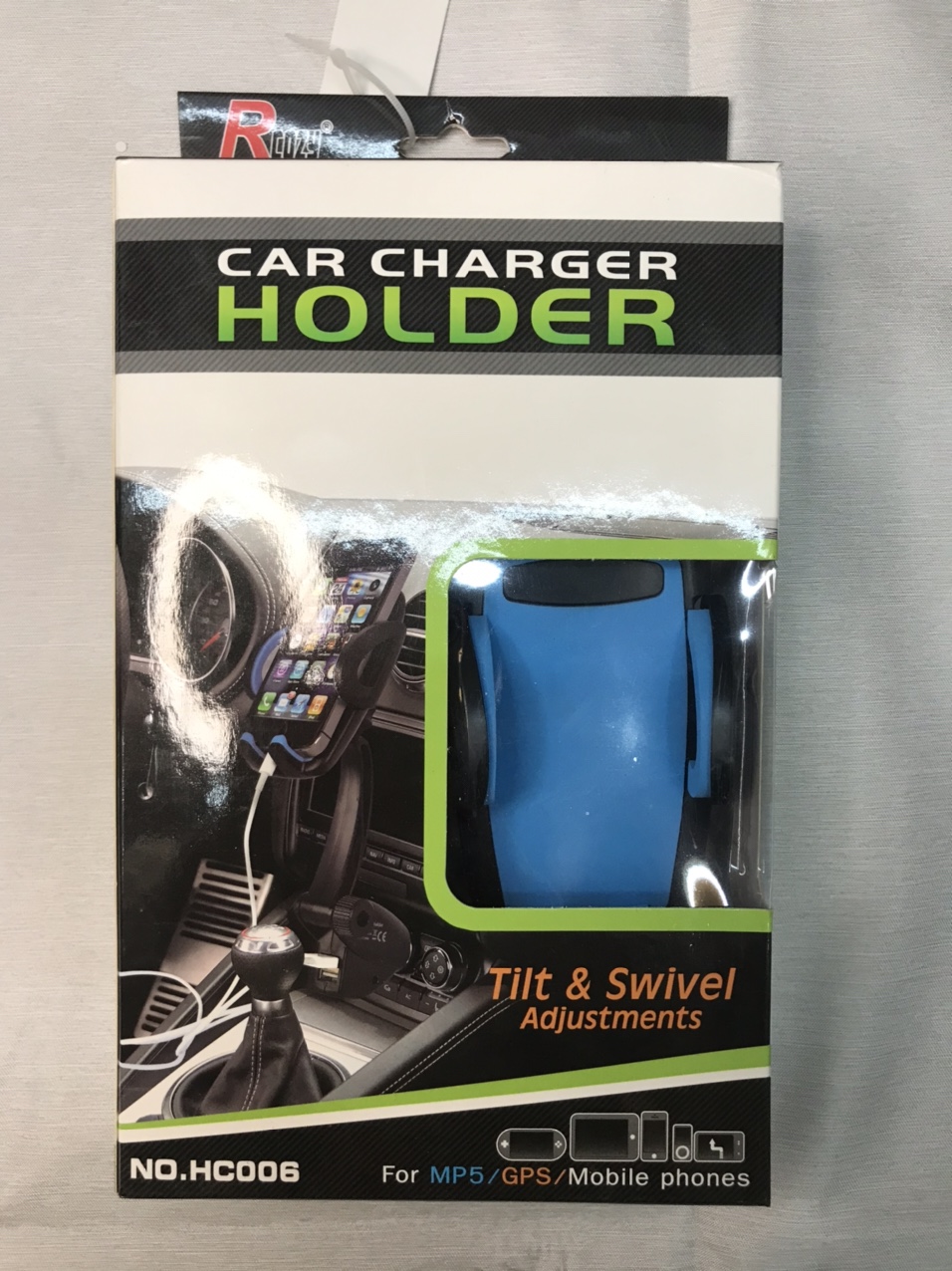 供应手机充电支架汽车点烟器平板通用双USB充电支架车载创意支架