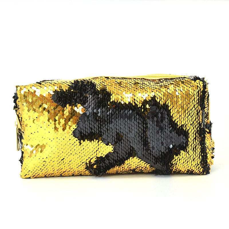 爆款新款亮片化妆包时尚手拿美人鱼化妆包鱼鳞手拿包 厂家直销白底实物图