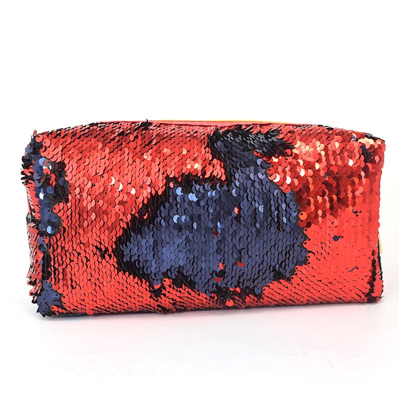 爆款新款亮片化妆包时尚手拿美人鱼化妆包鱼鳞手拿包 厂家直销产品图