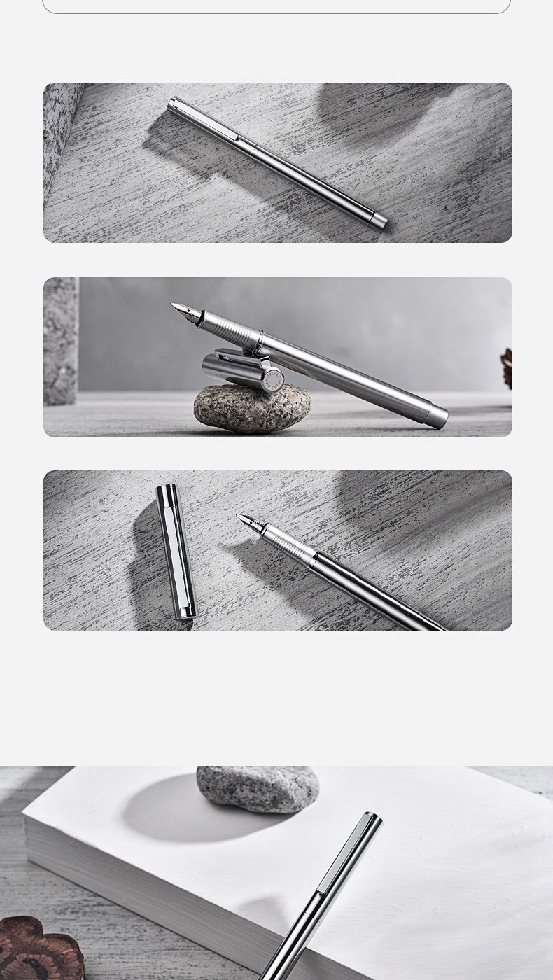 钢笔简约铱金笔尖商务办公男士礼盒女生复古练字成人用笔礼物送礼详情图13