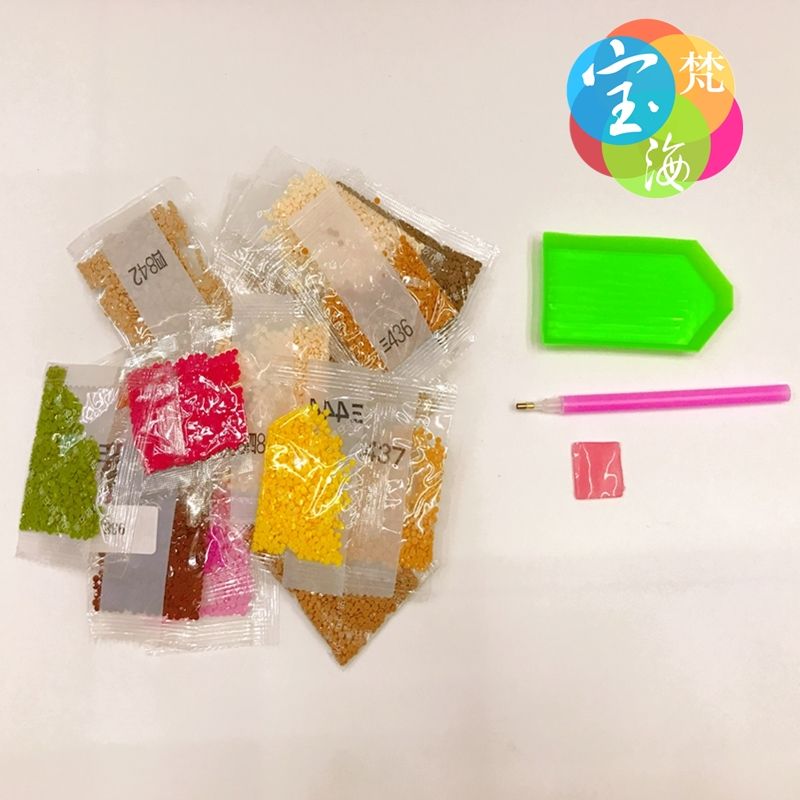 外贸热销DIY钻石画 跨境亚马逊爆款3040客厅装饰画YSG玫瑰花卉详情图8