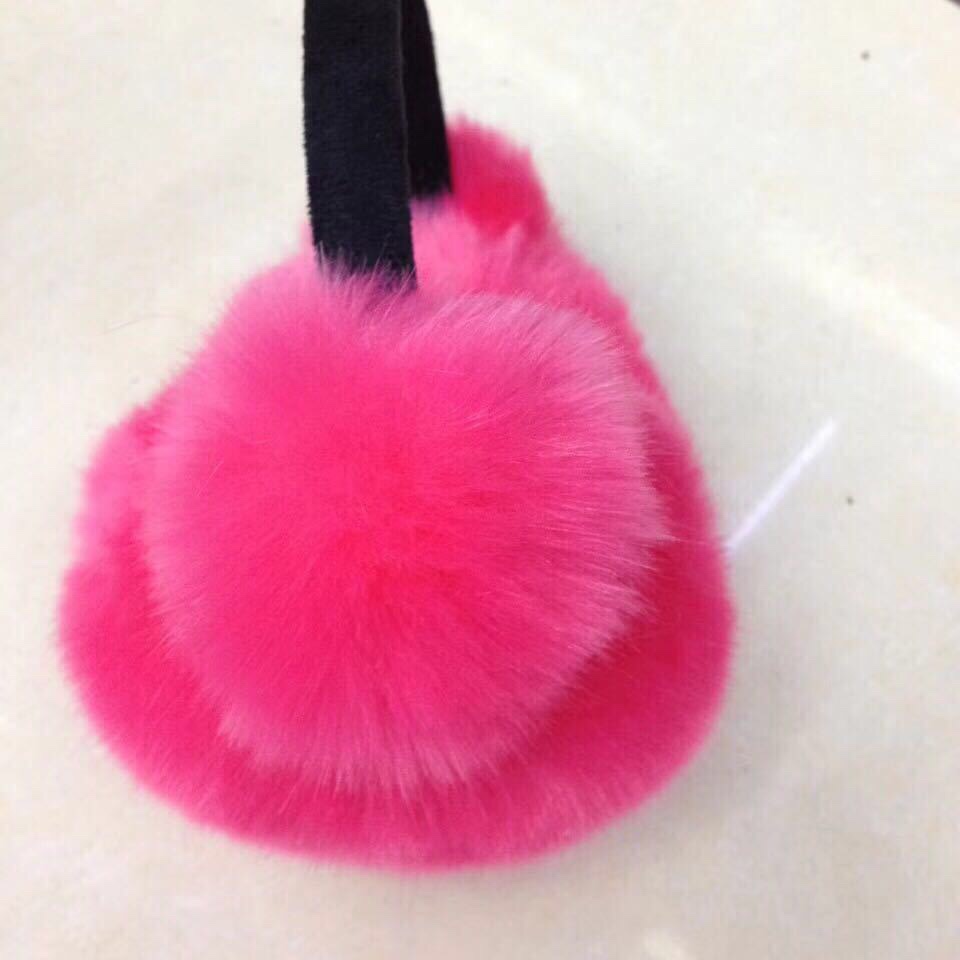 Rabbit hair ear muffs