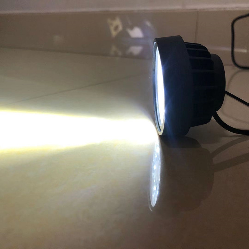 Motorcycle LED lamp 12V ultra-bright spotlight, strong light, 9-bead flashing auxiliary lighting lamp modification accessories Item Picture