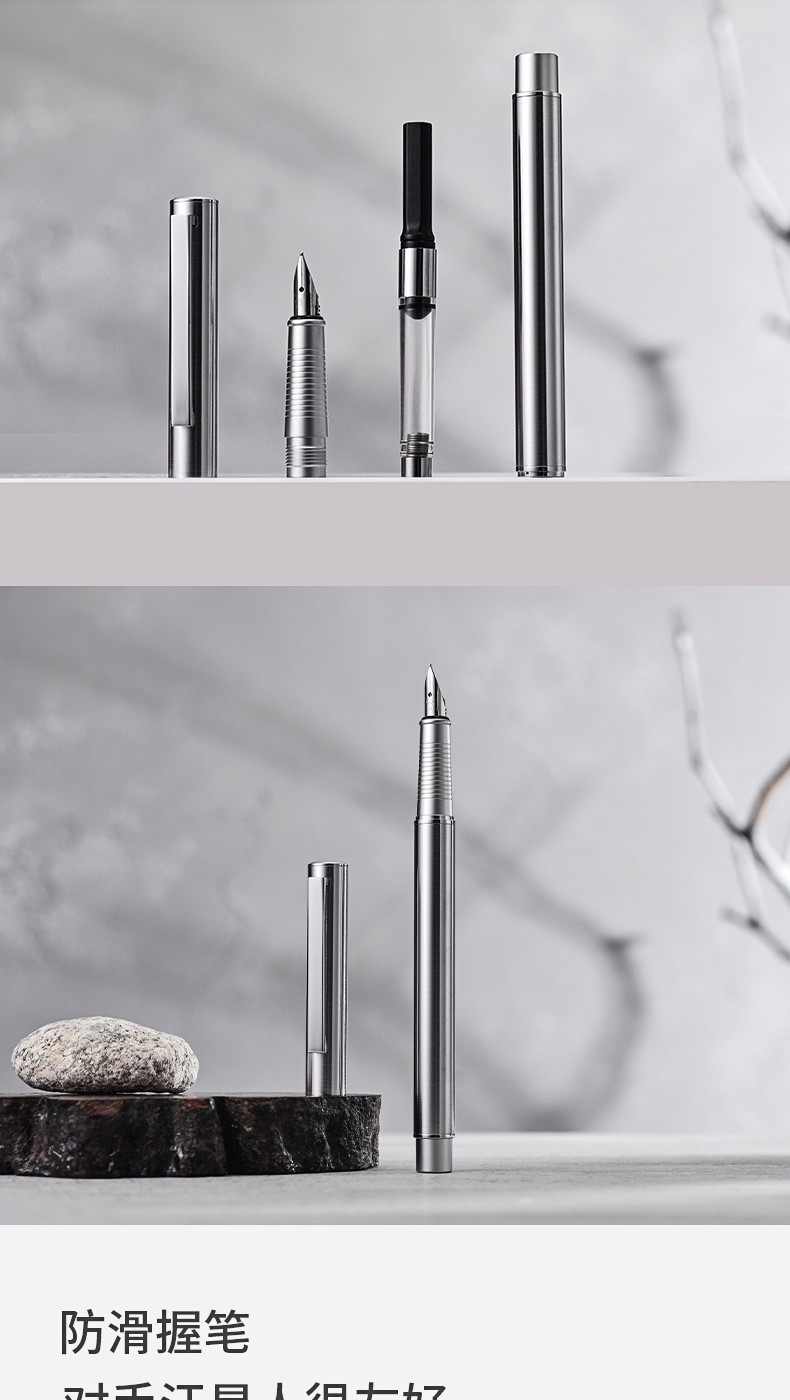 钢笔简约铱金笔尖商务办公男士礼盒女生复古练字成人用笔礼物送礼详情图4